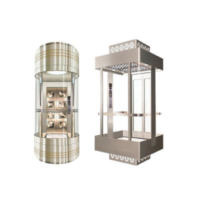 China Modern High Quality Full Glass Capsule Guided Panoramic Elevator for sale