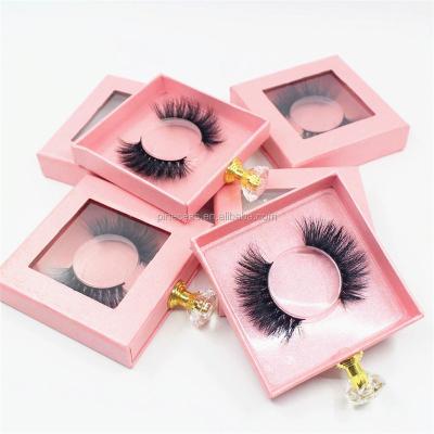 China 20-25time bulk eyelash packaging reusable lashpackaging lahes packaging eyelash packaging box for sale