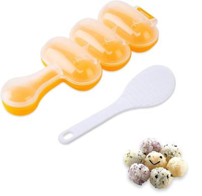 China Sustainable DIY Sticky Rice Molds Large Ball Kitchen Tool Rice Ball Maker Shake with Mini Scoop - Rice Roll Shaker Ball Maker for sale