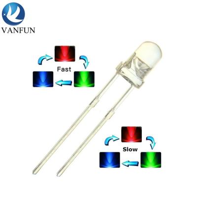 China Indoor / Outdoor Landscape Lighting China Manufacturers Multicolor RGB Led Diode 2 Pins 5mm RGB Light Emitting Diode for sale