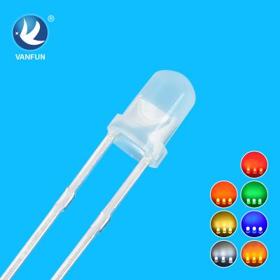 China Carpet Hot Selling 3mm Through Hole Round LED Super Bright Diode for sale