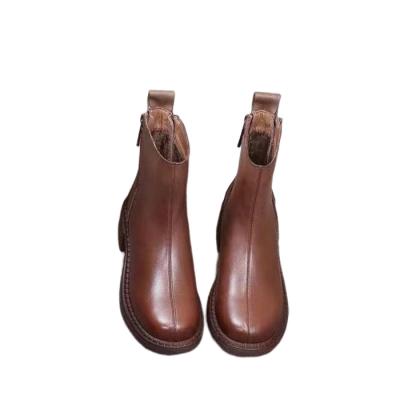 China Other Wholesale Women's Fancy Shoes Leather Fashion Casual Martin Ladys Ankle Latest Designer Boots for sale