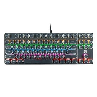 China Numeric Keypad RGB punk 87 keys mechanical keyboard for wired computers for sale