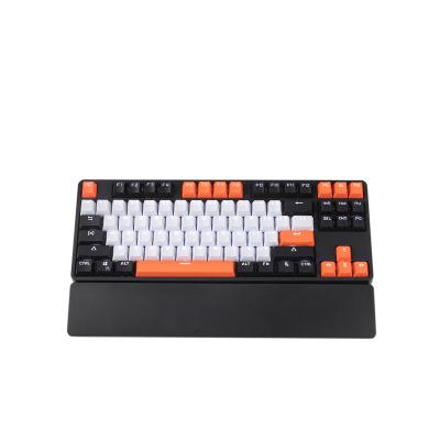 China Aluminum Alloy+ABS RGB 87 Key Gaming Mechanical Keyboard For Wired Computers for sale