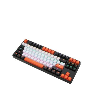 China 2022 Aluminum Alloy+ABS With Hand Rest Design New Fashion Mini Gaming Wireless Keyboard for sale