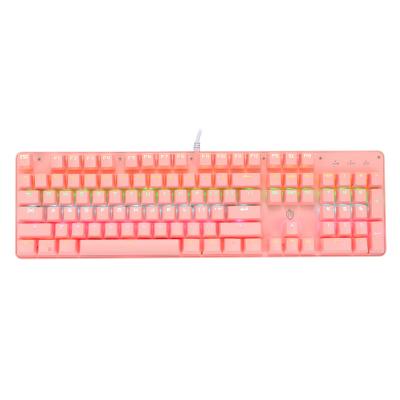 China Keypad Factory Price Wholesale OEM/ODM 104 LED Normal Backlight Wired Mechanical Keyboard for sale