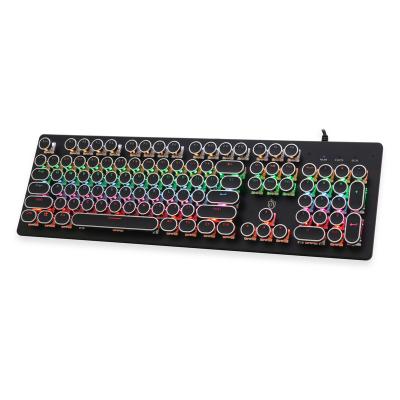 China 104 Illuminated Ergonomics Game Head Full Size USB Wired Keyboards for sale