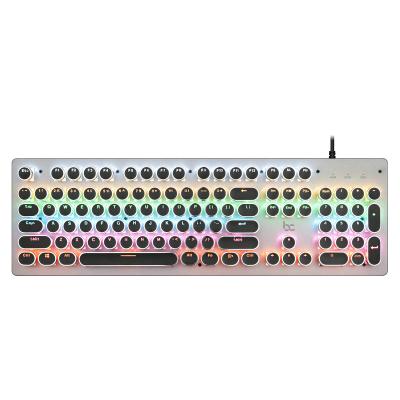 China 2021 New Mechanical OEM LED Backlight High Quality Cable Ergonomic Cable Keyboard for sale