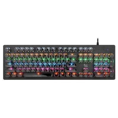 China 2021 luminous new high quality normal ergonomic cable mechanical keyboard of the game for sale