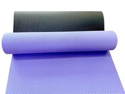 China Yoga Gym Everyday Exercise Yoga Mats 6MM Cushy Floor Mats for sale