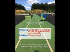 uv resistant sports construction artificial grass shockpad underlay