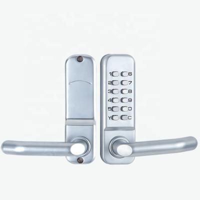 China Security code keyless mechanical digital door lock second generation long exterior handle for sale