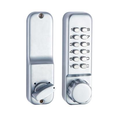 China Second generation outdoor rotary handle hot sale security code keyless mechanical digital door lock for sale