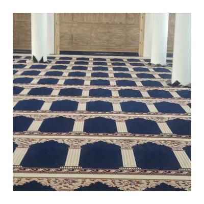 China Wall to Wall Mosque Prayer Carpet Roll in Rectangle Style for Muslim Prayer for sale