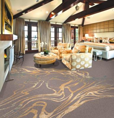 China Five-star Hotel Rooms 20% Nylon 80% Wool Axminster Carpet with Up to 16 Color Options for sale