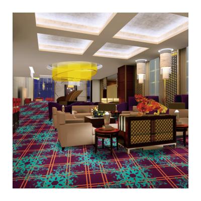 China Customized Widness Luxury Plum Flower Pattern Hotel Carpet for Hotel Room Decoration for sale