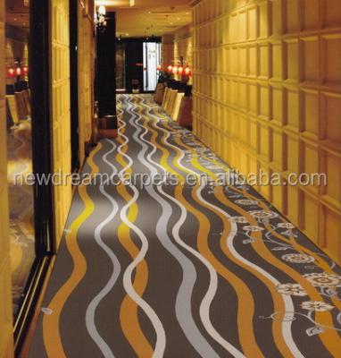 China Impresión de 100% de nylon de alfombra de hotel para la sala de recepción y el dormitorio en varios colores en venta