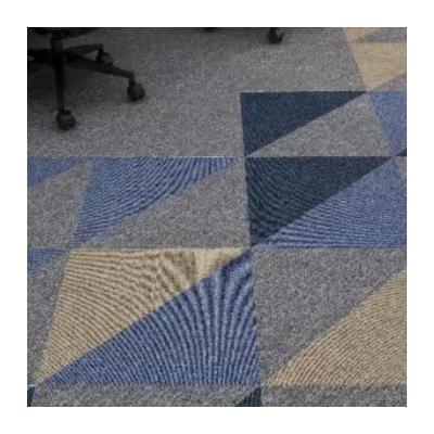 China 50x50 Office Modular Carpet with Removable Rectangle Nylon Floor Covering Tiles for sale