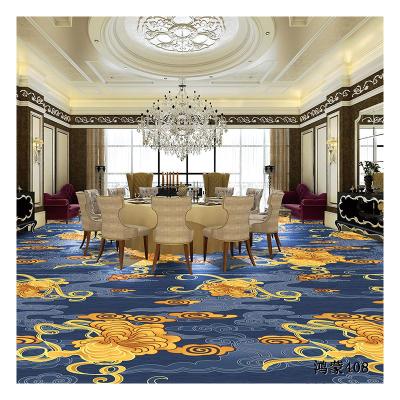 China Custermized Printed Carpet for Luxury 5 Star Hotel Hallway Lobby Corridor As Shown for sale