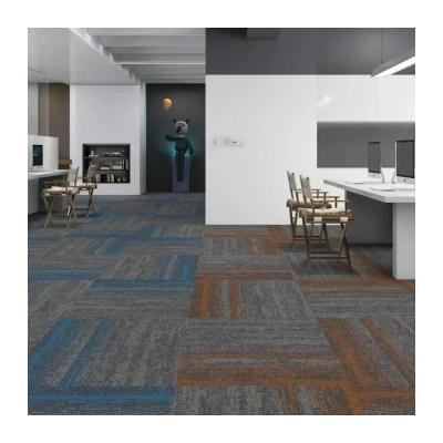 China Home Non-Slip Luxury Removable Carpet Tiles 50x50 Office Modular Carpet for sale