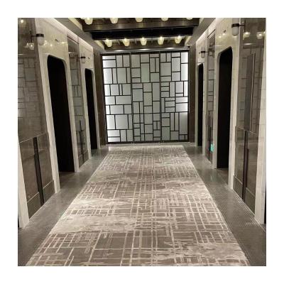 China Machine Made 4m Flat Cut Nylon Wall to Wall Carpet for Commercial Flooring Fire Proof for sale