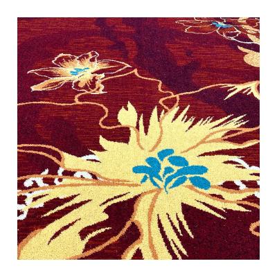 China Custom Made 80%Wool 20%Nylon Axminster Carpet for Commercial in Casino Gambling House for sale