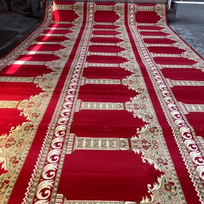 China Medium Pile Axminster Wall to Wall Mosque Carpet with Many Colors and Best Prices for sale