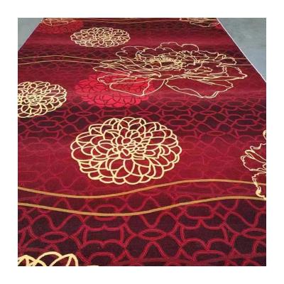 China Customized Design Luxury Style Nylon/Wool Material Axminster Carpet for Hotel Flooring for sale