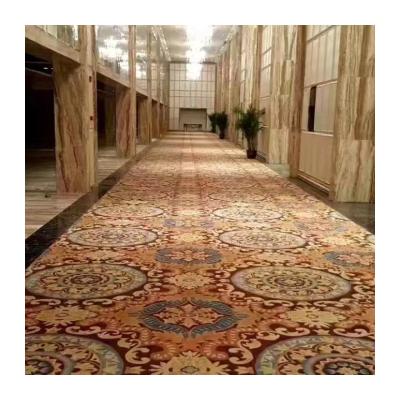 China Axminster Tufted Carpet for Home Banquethall Hallway Stain Resistant Pile height 7-12mm for sale