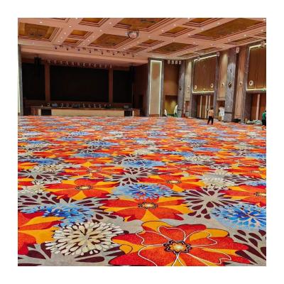 China 80%wool 20%nylon Fire Resistant Axminster Cut Pile Hotel Casino Event Venue Carpet for sale