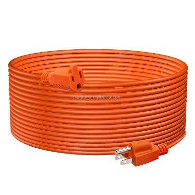 China Appliance 50 ft. 12/3 SJTW Outdoor Extension Cord, Three Prong Grounded Plug, Orange, Water and Weather Resistant for sale