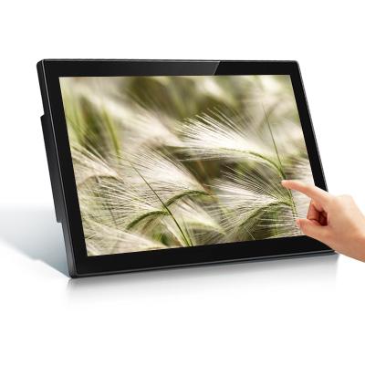 China Business 24 touch widescreen all in one digital wall mount wifi photo album pc android poe tablet for sale