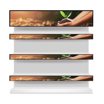 China Indoor Ultra Wide Screen For Advertising Supermarket Ultra Wide Screen Ultra Wide Monitor Stretched Bar LCD Display for sale