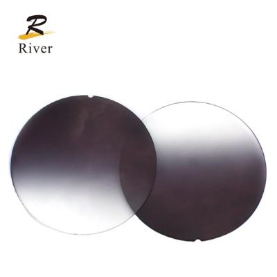 China Wholesale single vision UV400 tinted color UC/HC/HMC/gradient mirror coating optical cr39 lens for sale