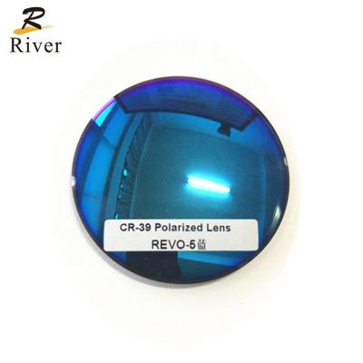 China cr39 mirror coating polarized sunglasses lenses with mirror coating stock for sale