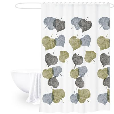 China Durable Mold Proof Shower Curtain 100% PEVA Printing Shower Curtain for sale