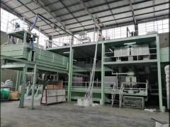 1.6 Meter SSS SS Spunbonded Non woven fabric making Machine for Fabric Roll Making