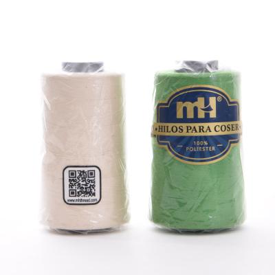 China Other Factory Wholesale Sewing Machine Thread 100% Polyester Spun Sewing Thread 40/2 5000yards for sale