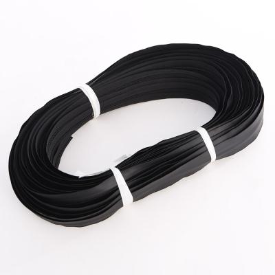 China Factory Wholesale Custom Waterproof Long Chain #5 Roll Black Nylon Zipper Coil Long Chain for sale