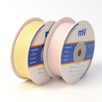 China Factory Sale Viable Wholesale Stripe Organza Ribbon Sheer Decoration Ribbon for sale