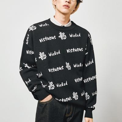 China 2022 custom LOGO OEM and ODM QUICK DRY custom knit sweater men's sweater men's sweater men's custom fashion 2022 jacquard cashmere sweater for sale