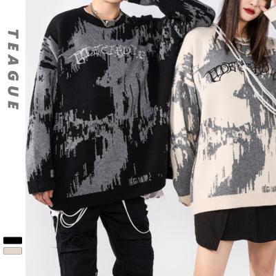 China 2022 QUICK DRY custom LOGO OEM and ODM custom knit sweater men's sweater jacquard men's sweaters for sale