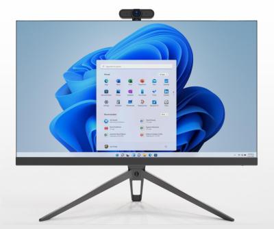 중국 FHD IPS 비즈니스 올인원 PC 23.8인치 16GB 램 256GB PCIe SSD 웹캠 판매용