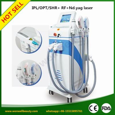 China Super Quality Unique SHR IPL+Yag Laser+Fractional RF 4 in1 best beauty equipment for sale