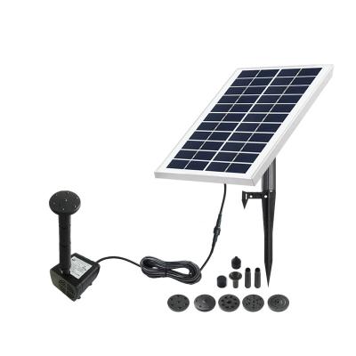 China Minimalist 6W Solar Water Pump for Lotus Leaf Solar Garden Fountain Mini Garden Fountain Outdoor Decoration for Vessel, GA for sale