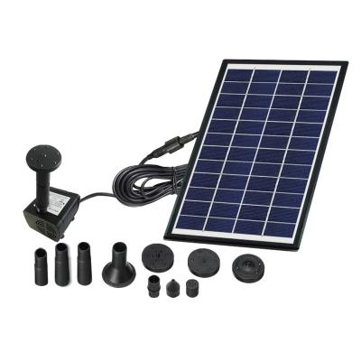 China Brushless Industrial Solar 6w Fountain for Fountain Landscape Garden Pump Water Garden/Submerged DC Solar Power/Water Pumps for sale