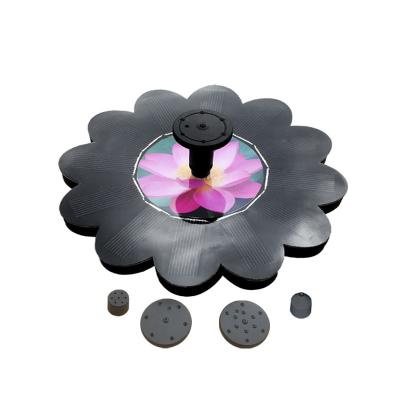 China Mini Pool or Garden Solar Power Fountain No Battery Green Lotus Leaf Solar Fountain Outdoor Decoration for Pool, Garden for sale