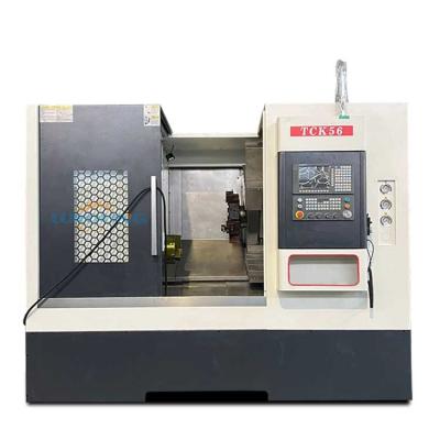 China Tck56 Metal Turning Machine Tool Slant Bed Cnc Lathe Machine Milling Head for sale