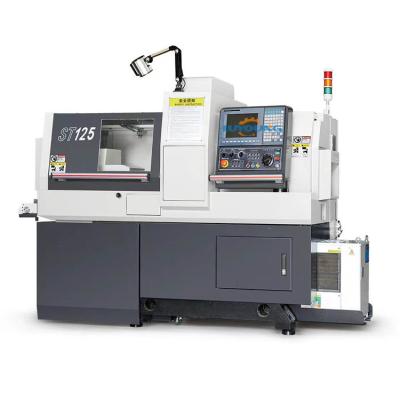 China Cnc Swiss Type Automatic Lathe Sm125 Horizontal 2 Spindle 5 Axis  CE for sale