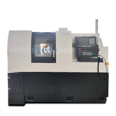 China sm385  automatic chuck cnc swiss type cnc metal lathe cnc auto bar feeding machine for sale